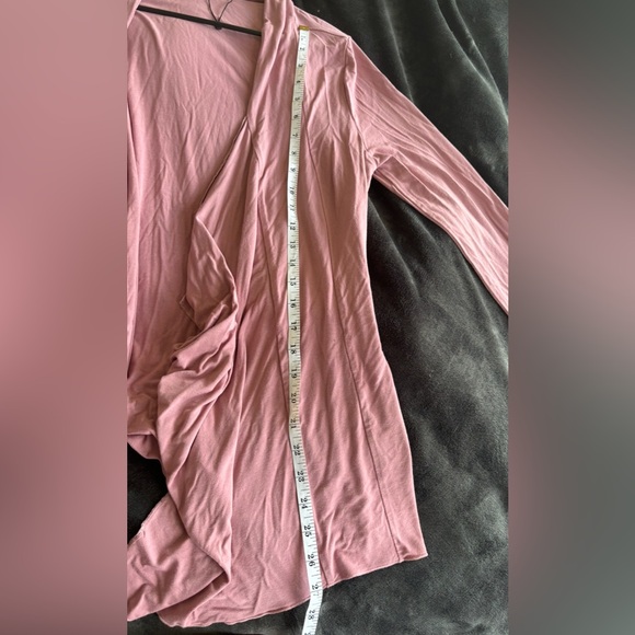 NWOT Urban Coco Women’s Open Front Blush Cardigan Size XL - Picture 4 of 7